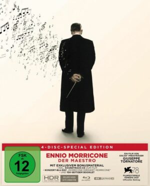 Ennio Morricone - Der Maestro - Special Edition  (4K Ultra HD) (+ 2 Blu-rays) (+ CD)