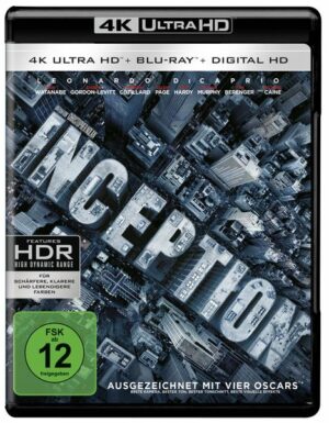 Inception  (4K Ultra HD) (+ 2 Blu-rays)