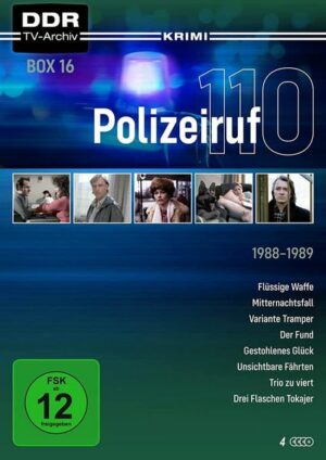 Polizeiruf 110 - Box 16 (DDR TV-Archiv) mit Sammelrücken  [4 DVDs]