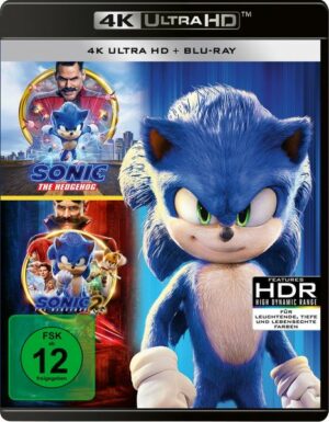 Sonic the Hedgehog - 2-Movie Collection  (2 x 4K Ultra HD) (+ 2 x  Blu-ray 2D)