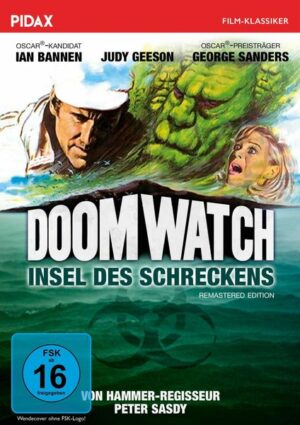 Doomwatch - Insel des Schreckens - Remastered Edition / Gruseliger Sci-Fi-Mysteryhorror von Hammer-Regisseur Peter Sasdy (Pidax Film-Klassiker)