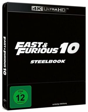 Fast & Furious 10 - Limited Steelbook  4K Ultra HD