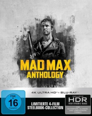 Mad Max - 4-Film-Steelbook-Collection - 4K UHD - Exklusiv