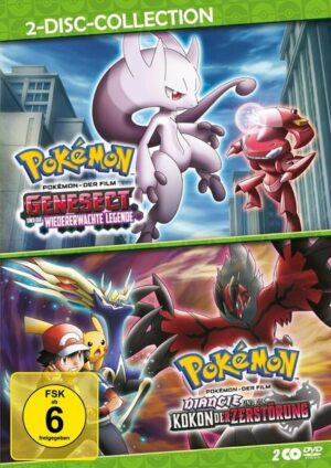 Pokémon - Genesect und die wiedererwachte Legende / Diancie und der Kokon der Zerstörung  [2 DVDs]