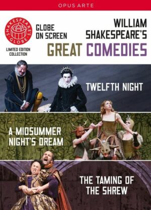 Shakespeare' Great Comedies - Twelfth Night; The Taming of the Shrew; A Midsummer Night's Dream  [3 DVDs]